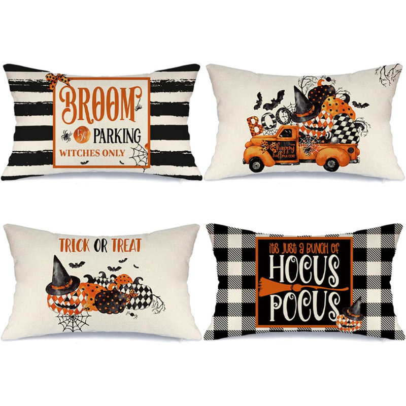 Outdoor halloween pillow covers outlet